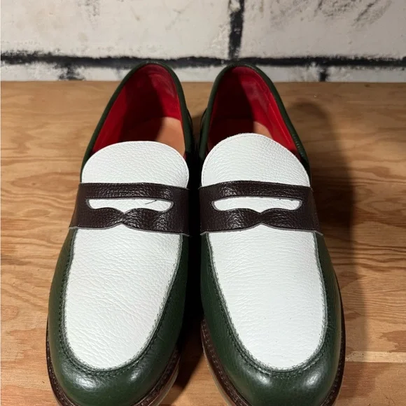 Aime Leon Dore PENNY LOAFER WHITE/BOTANICAL GREEN SS22FD000  display picture 3